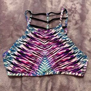 High neck bikini top